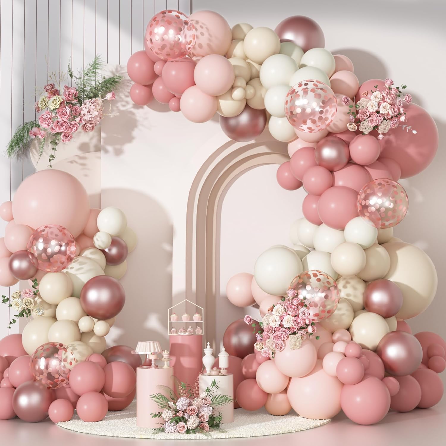 Balloon Arch Kit - Boho Pink Balloon Arch Garland Kit