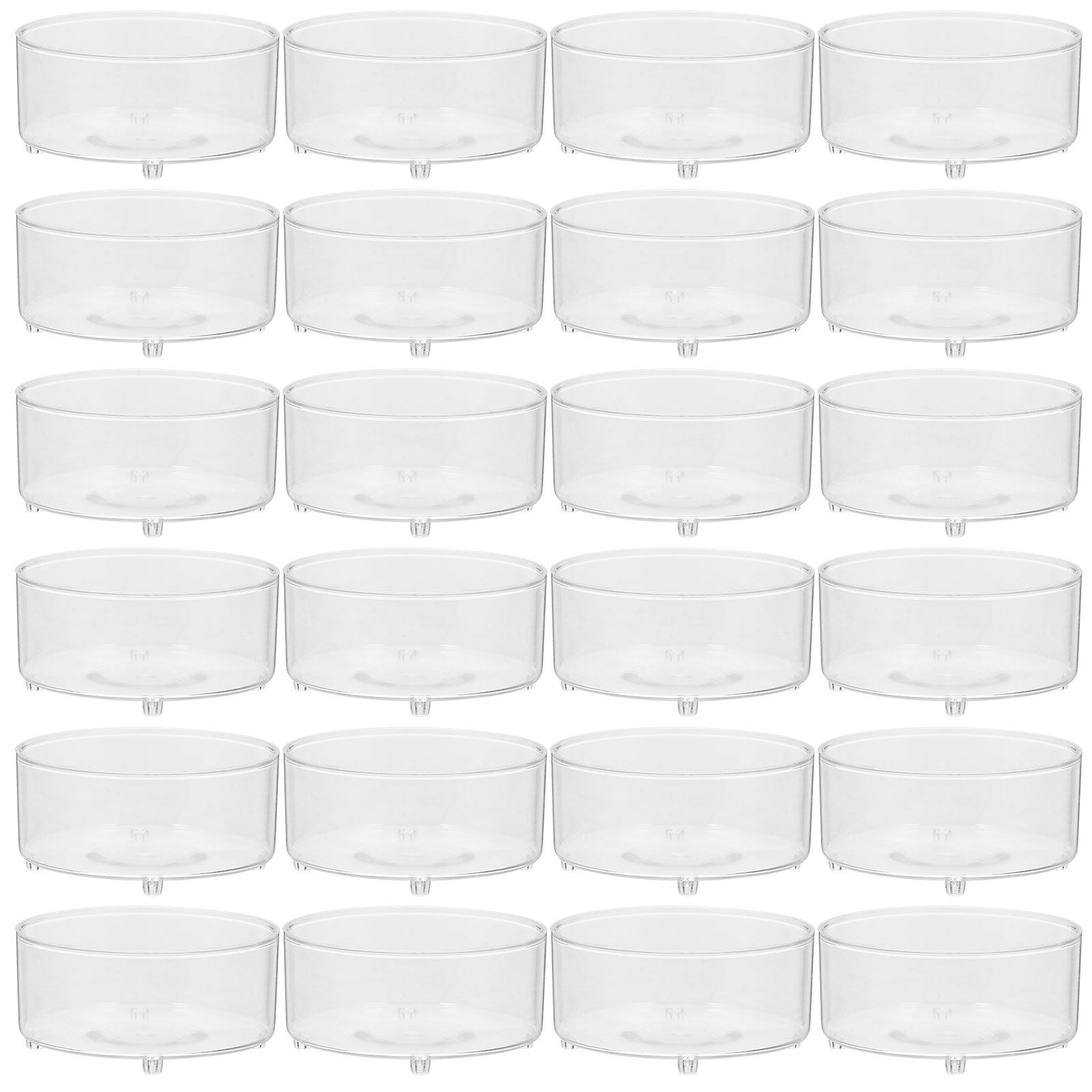 Plastic Cup 50Pcs - 50Pcs Clear Plastic Tea Light Cups