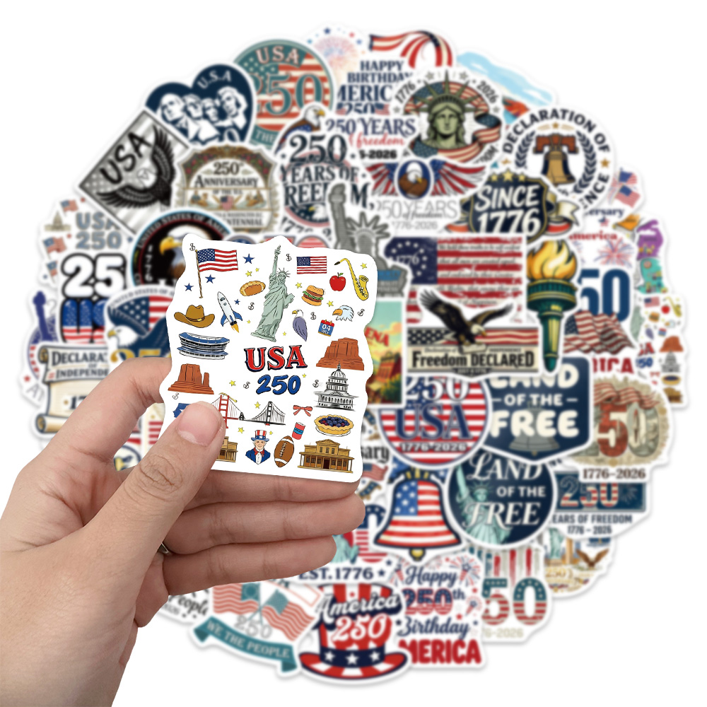 50PCS USA 250th Anniversary Ce - огляд і ціна Plastic Cup 50Pcs