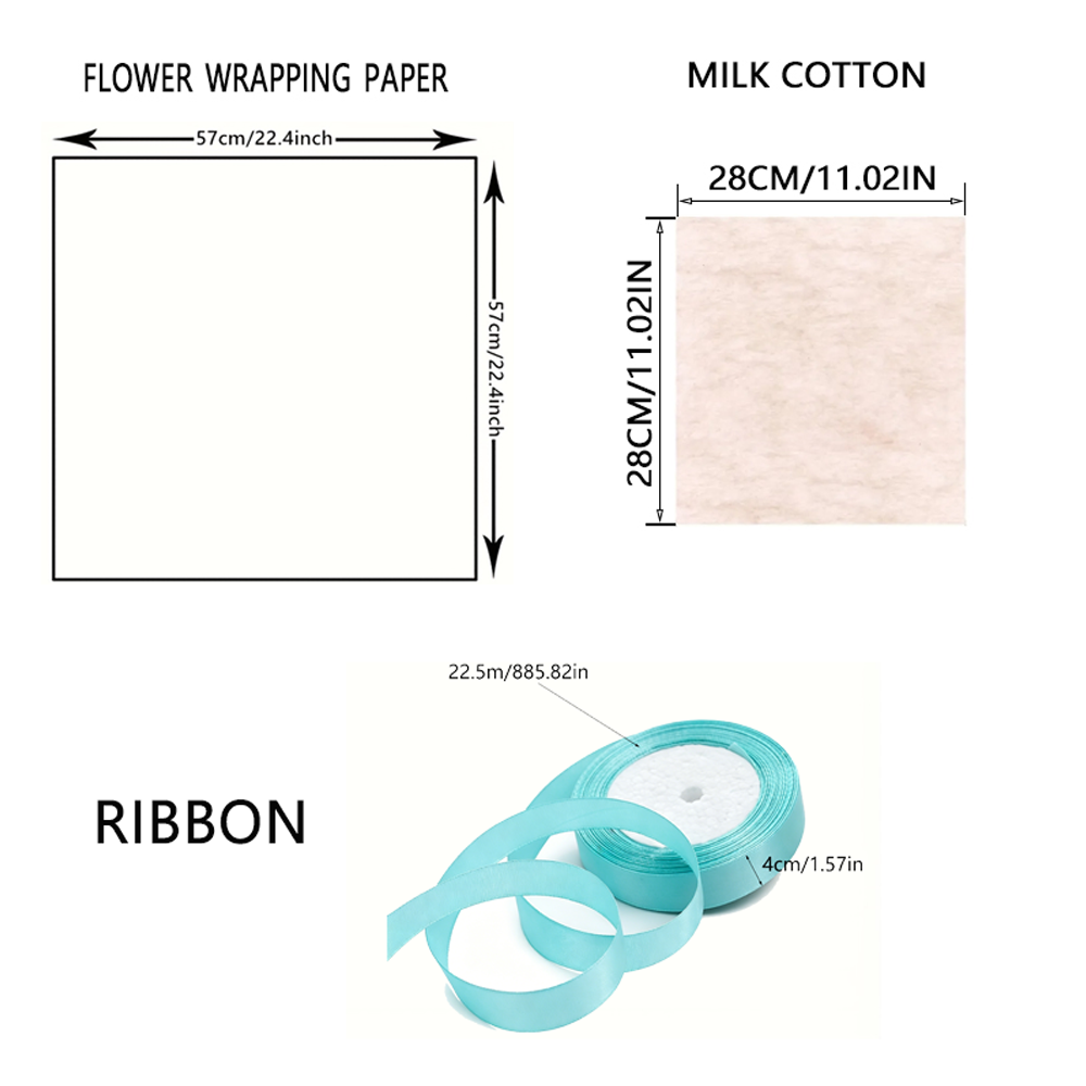 20 Sheets Floral Bouquet Wrapp - огляд і ціна Papercraft Supply Ribbon