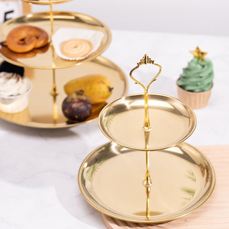 Gold Silver 2/3-Tier Cake Stan - огляд і ціна Cupcake Stand Tier
