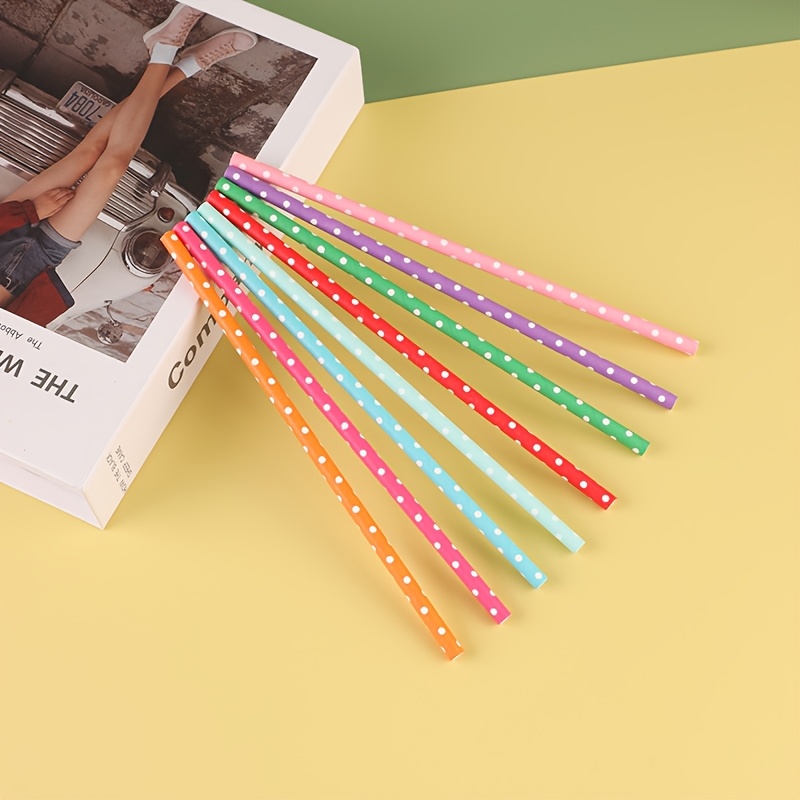 100pcs colorful disposable pap - огляд і ціна Paper Straw Color