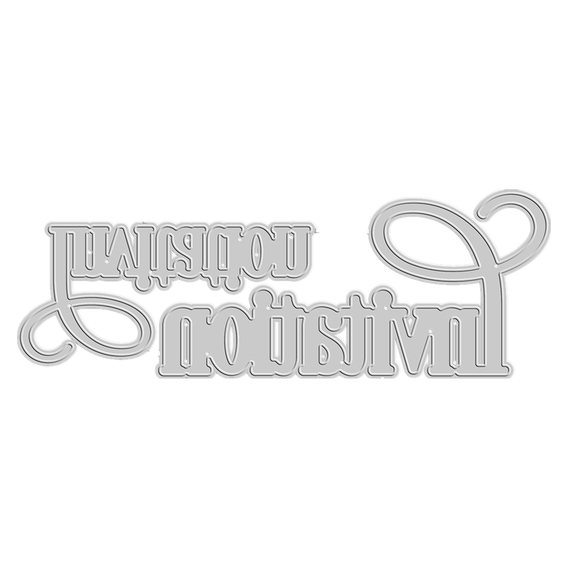 Invitation Words Metal Cutting - огляд і ціна Papercraft Supply Invitation