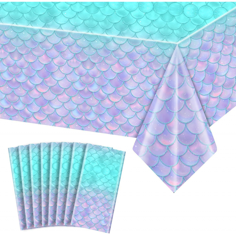 Mermaid Tablecloth -Mermaid Bi - огляд і ціна Table Cloth Disposable