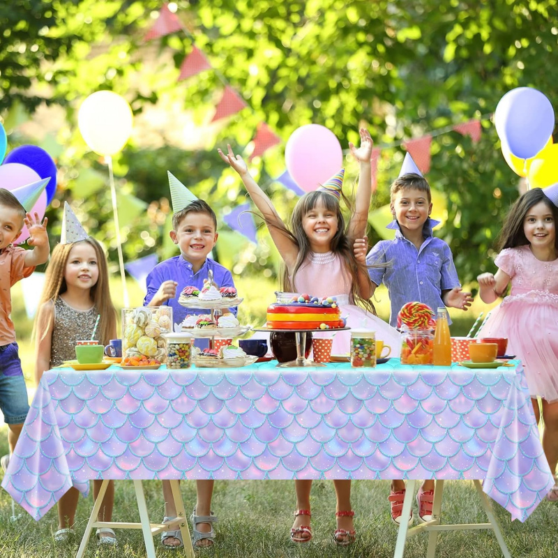 Mermaid Tablecloth -Mermaid Bi - огляд і ціна Table Cloth Disposable