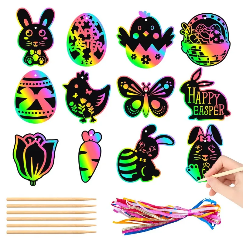 Scratch Paper Cards with Woode - огляд і ціна Papercraft Supply Ribbon