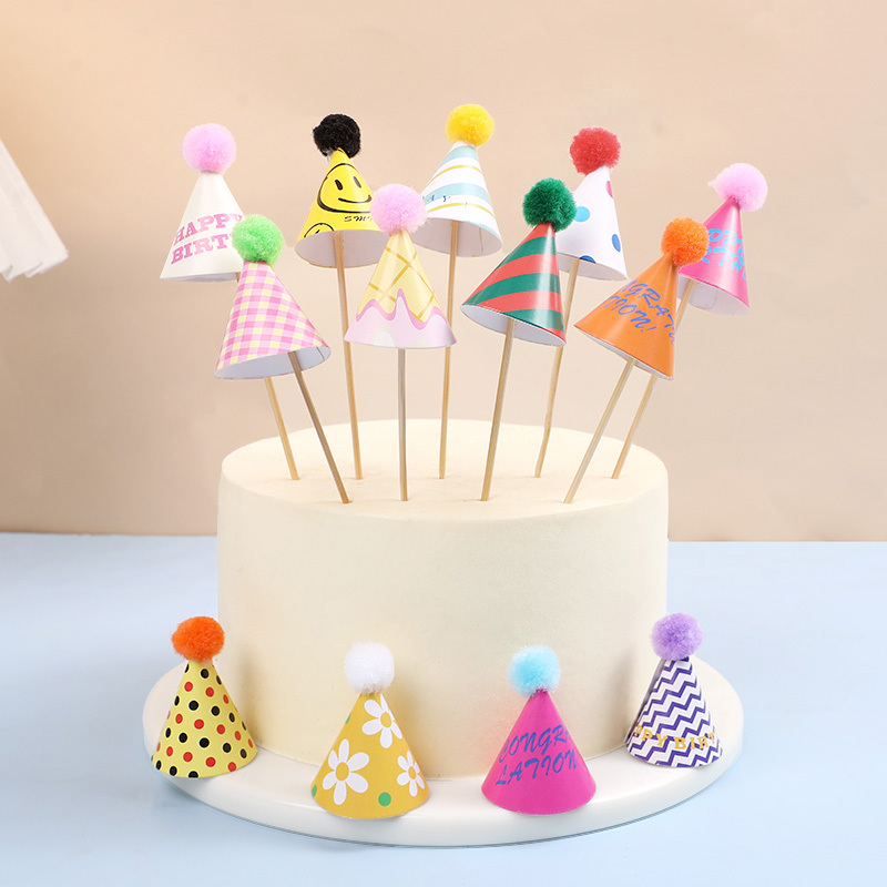 15/30Pcs Mini Party Hats Cake  - огляд і ціна Party Hat Cone