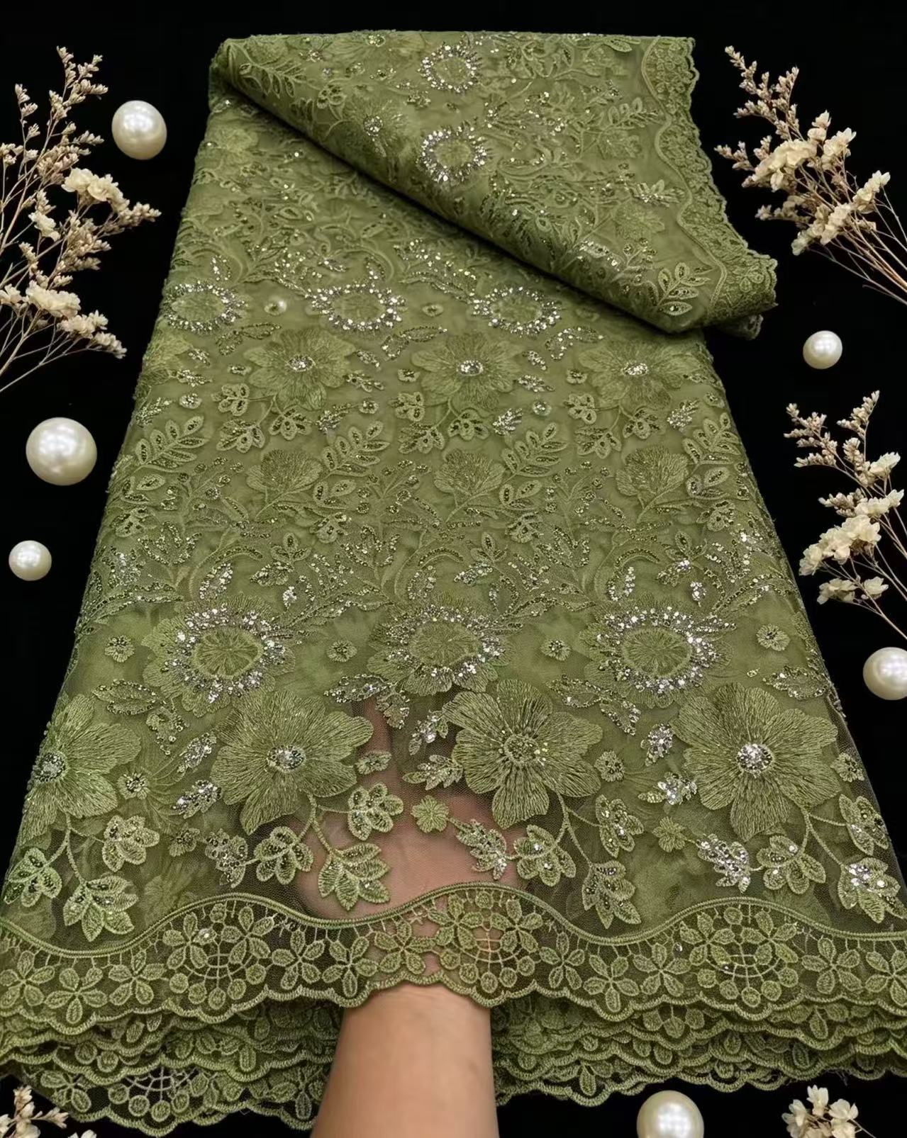 Pure French Tulle Net Sequins  - огляд і ціна Glitter Tablecloth