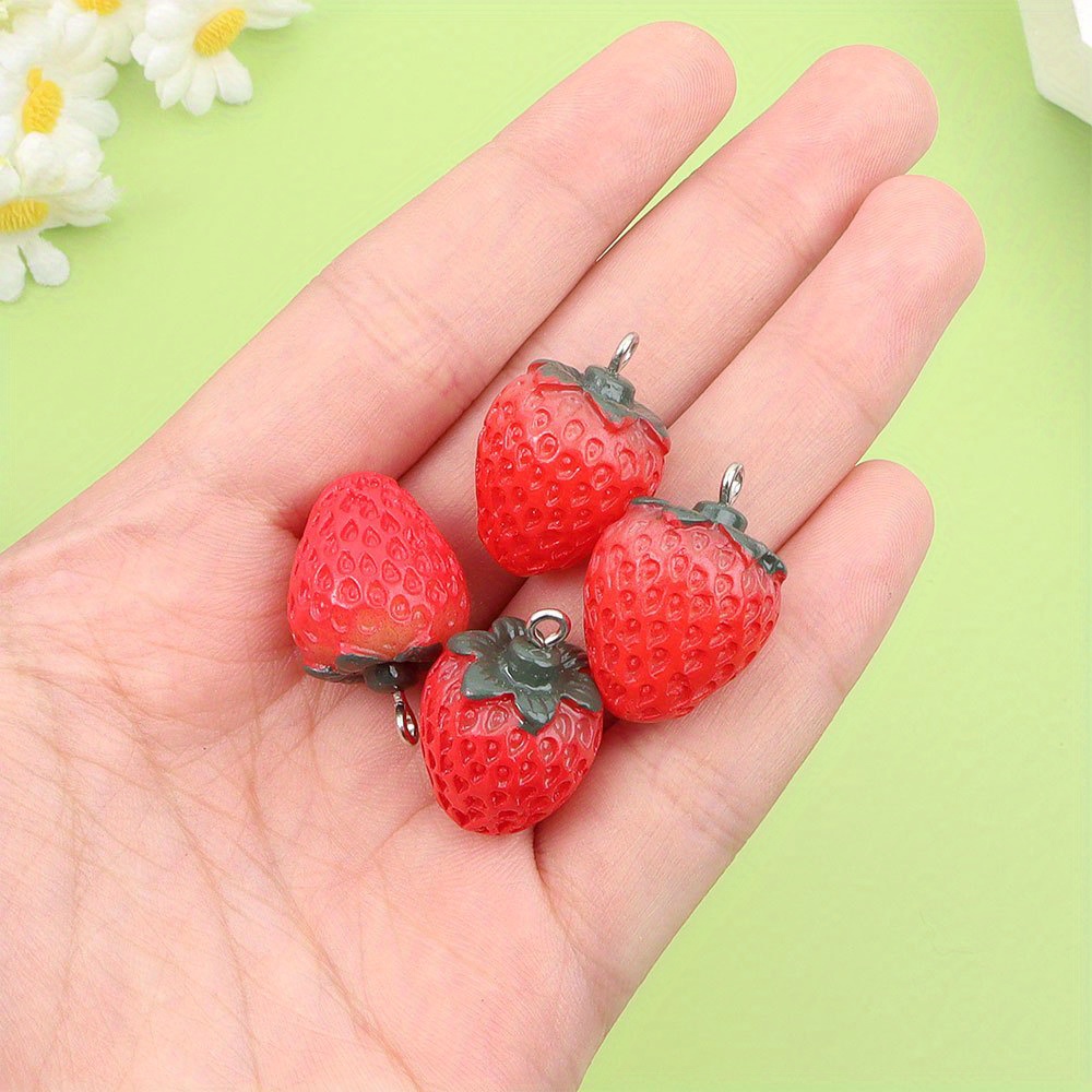 12/27/54pcs Red Resin Strawber - огляд і ціна Event Suppliers