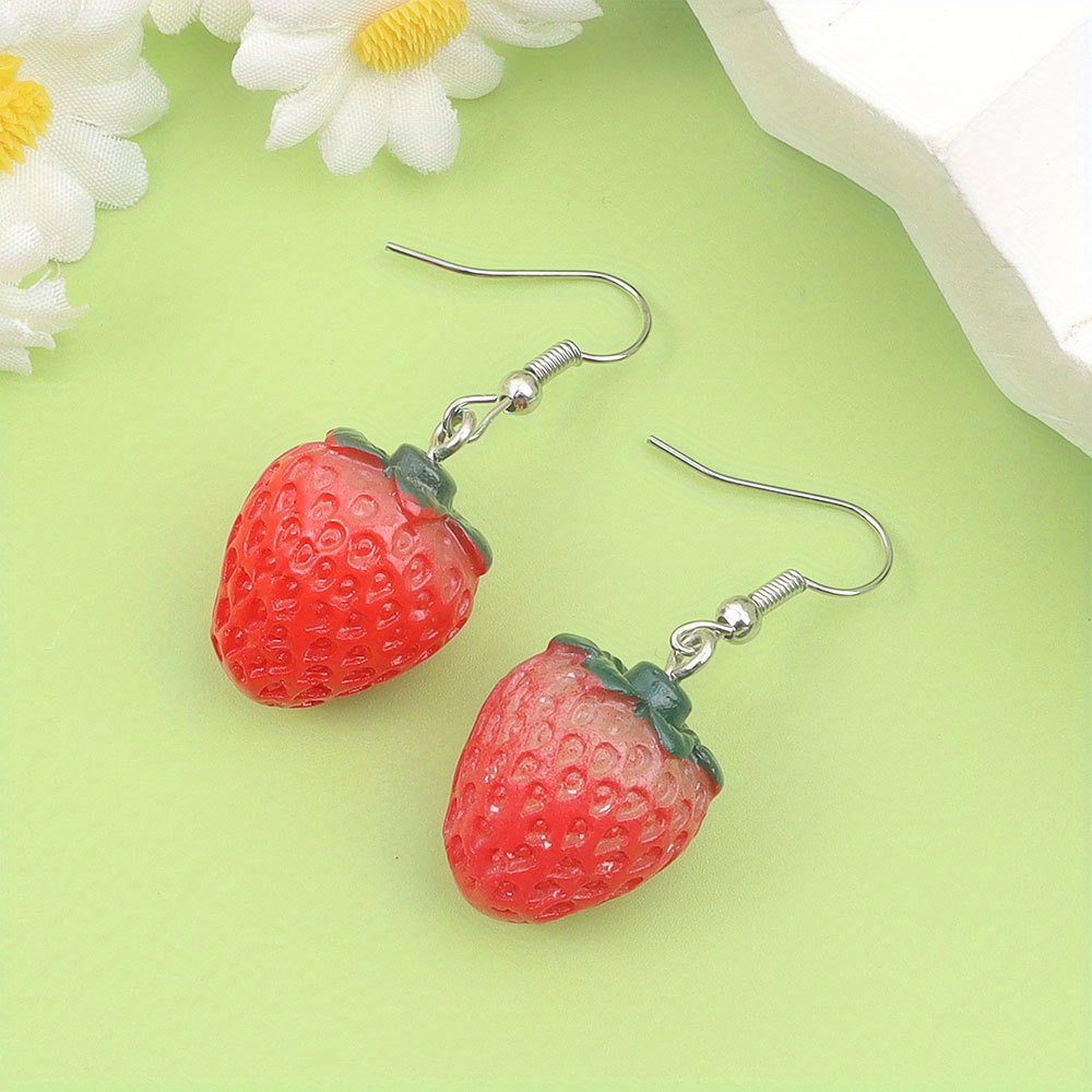 12/27/54pcs Red Resin Strawber - огляд і ціна Event Suppliers