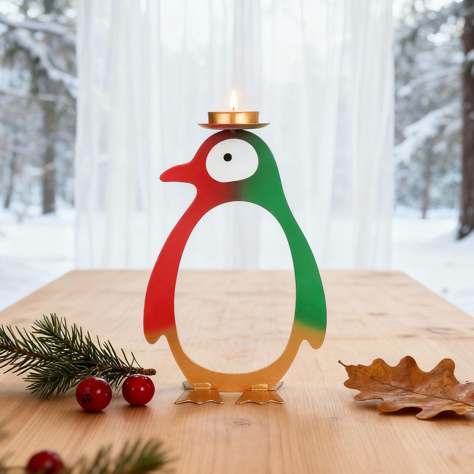 Tea Light Candle Holder Pengui - огляд і ціна Centerpiece Stick