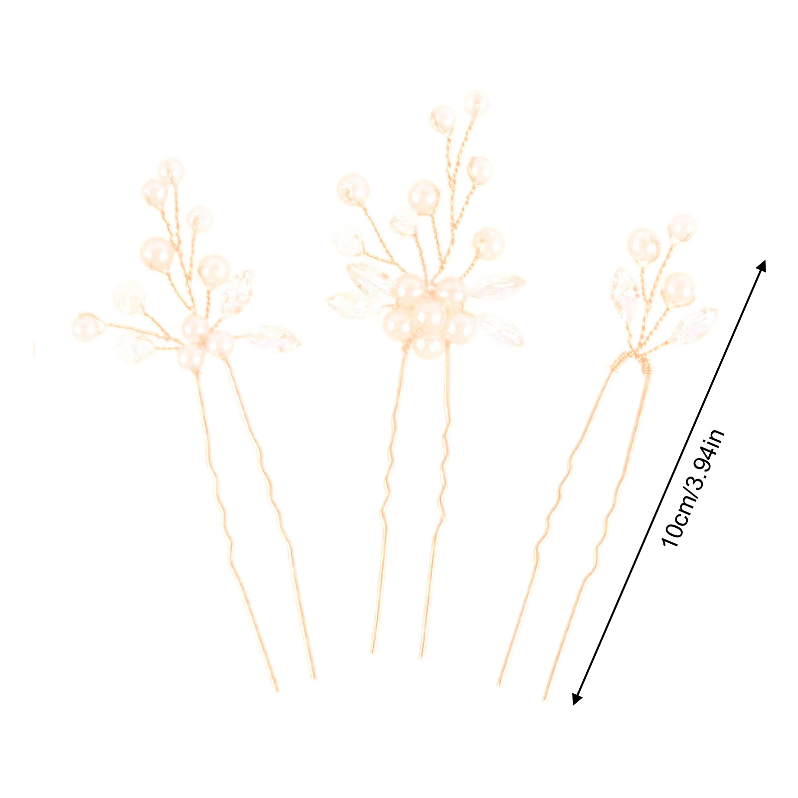 3pcs Bride Hairpin Trendy Hair - огляд і ціна Event Suppliers