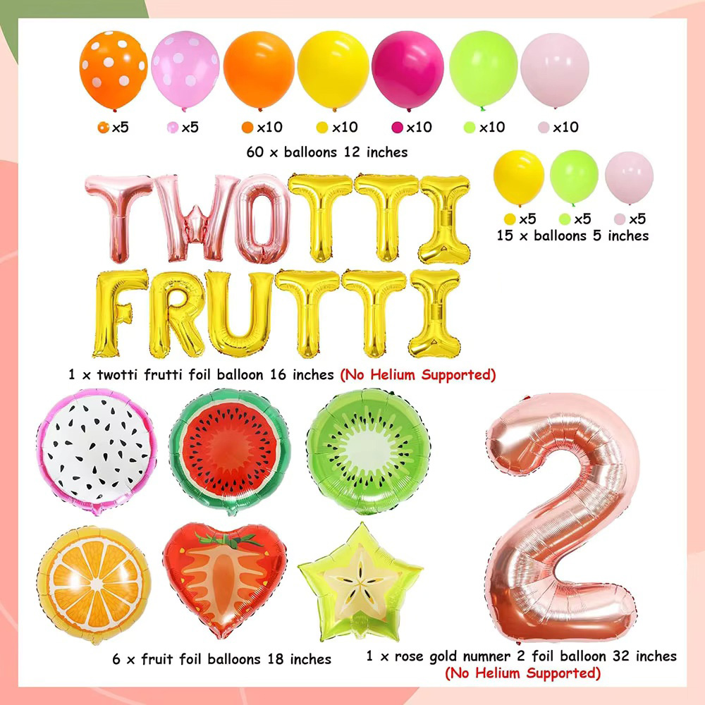 Twotti Frutti Girls Birthday P - огляд і ціна Balloon Arch Kit