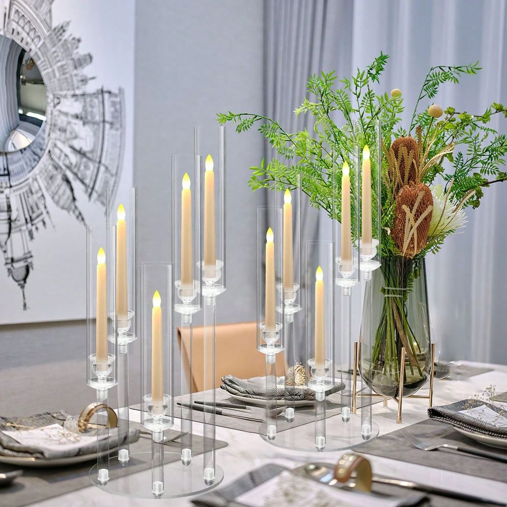 5 Arm Acrylic Candelabra For T - огляд і ціна Centerpiece Stick