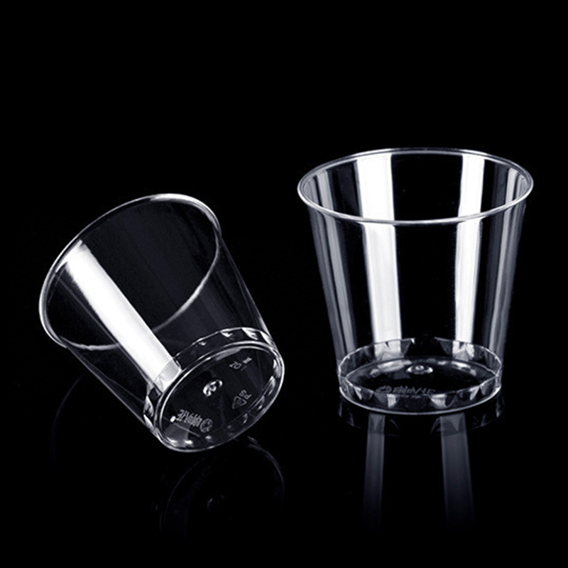 50PCS Mini Clear Plastic Dispo - огляд і ціна Plastic Cup 50Pcs