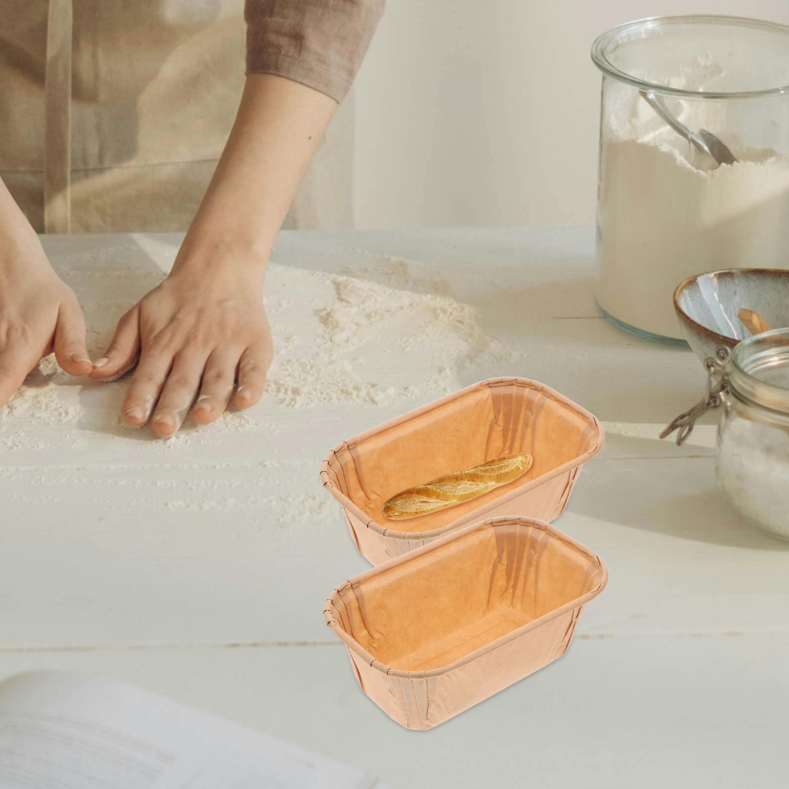 50Pcs Paper Baking Cups Rustic - огляд і ціна Plastic Cup 50Pcs