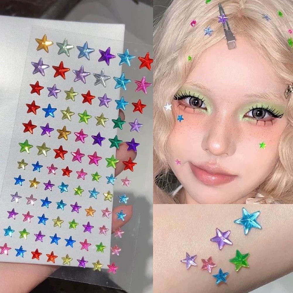 Self-Adhesive Face Rhinestones - огляд і ціна Event Party