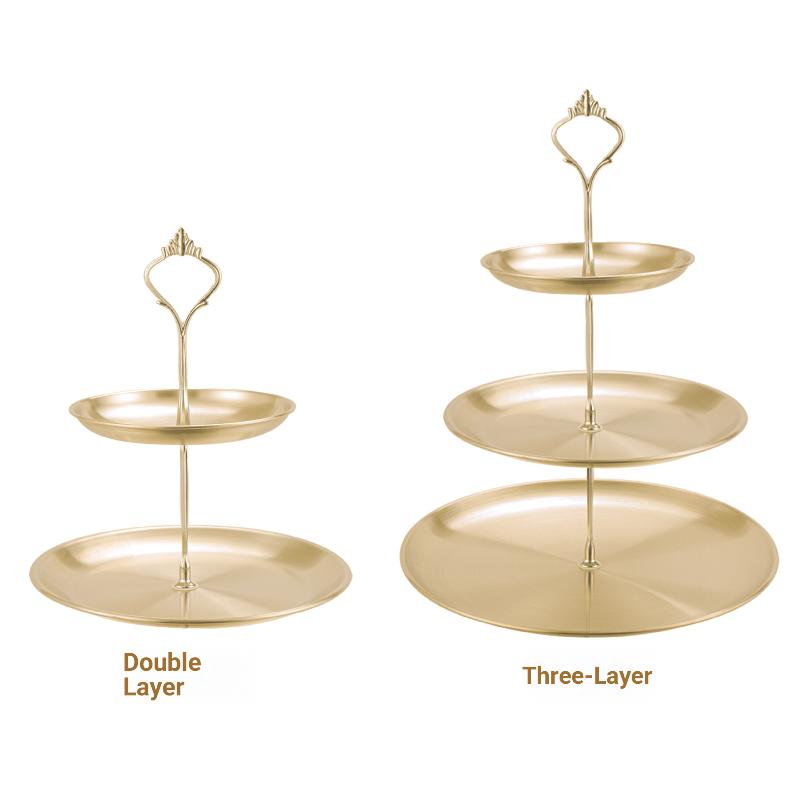 Gold Silver 2/3-Tier Cake Stan - огляд і ціна Cupcake Stand Tier
