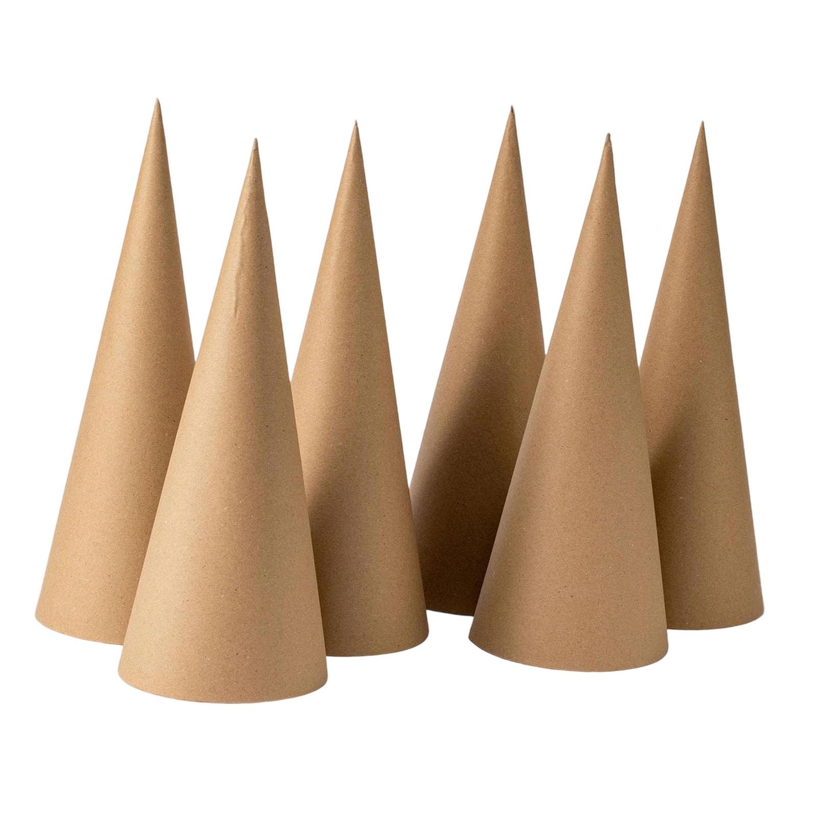 6Pcs Kraft Paper Mache Cones,C - огляд і ціна Party Hat Cone
