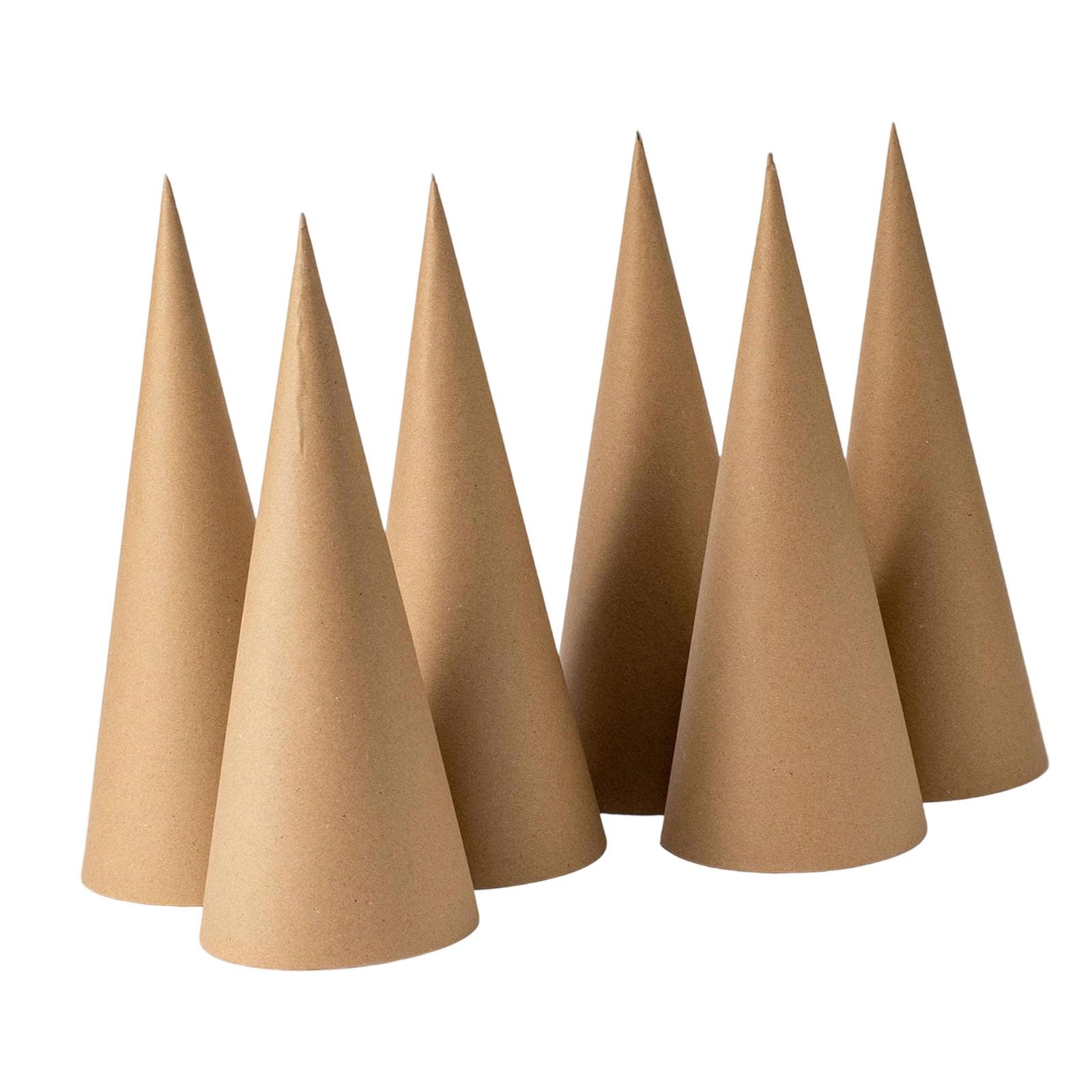6Pcs Kraft Paper Mache Cones,C - огляд і ціна Party Hat Cone
