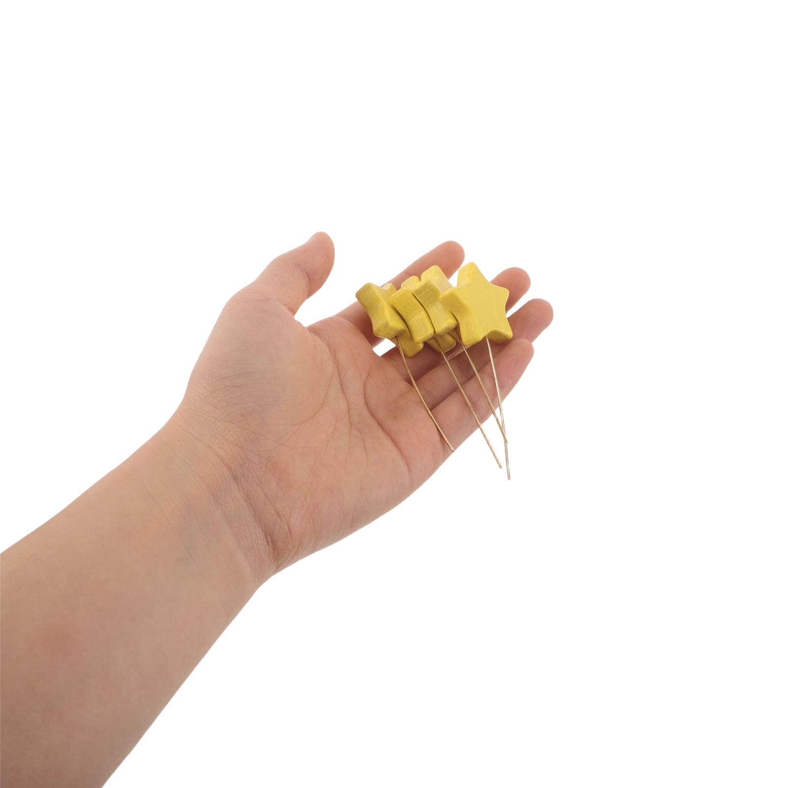 6Pcs Wooden Star Picks Mini St - огляд і ціна Centerpiece Stick
