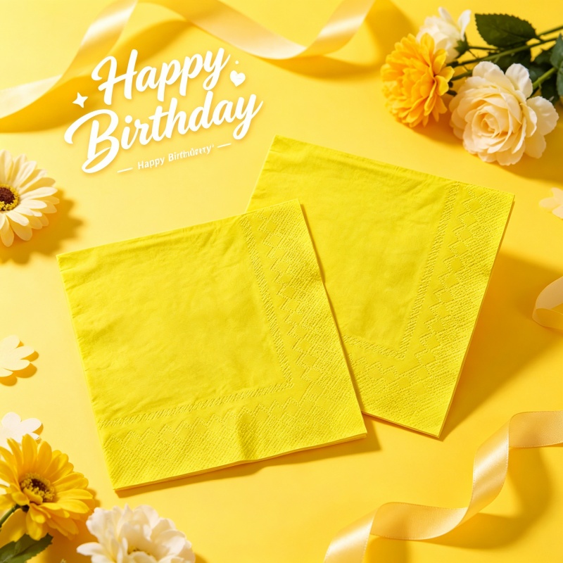 Yellow Tablecloth Napkin Set P - огляд і ціна Table Cloth Disposable