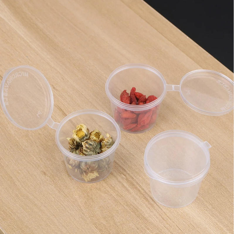 Disposable Clear Plastic Sauce - огляд і ціна Plastic Cup 50Pcs