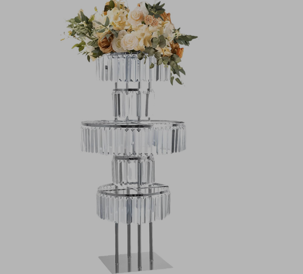 4 PCS Flower Rack Crystal Road - огляд і ціна Party Event Supply Store