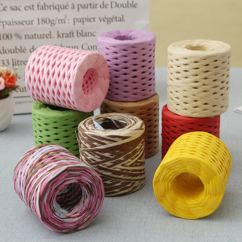 200m Raffia Yarn Rope Ribbon N - огляд і ціна Papercraft Supply Ribbon