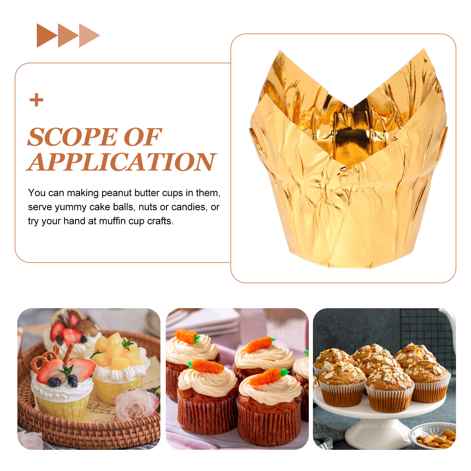 50Pcs Premium Paper Cake Cups  - огляд і ціна Plastic Cup 50Pcs
