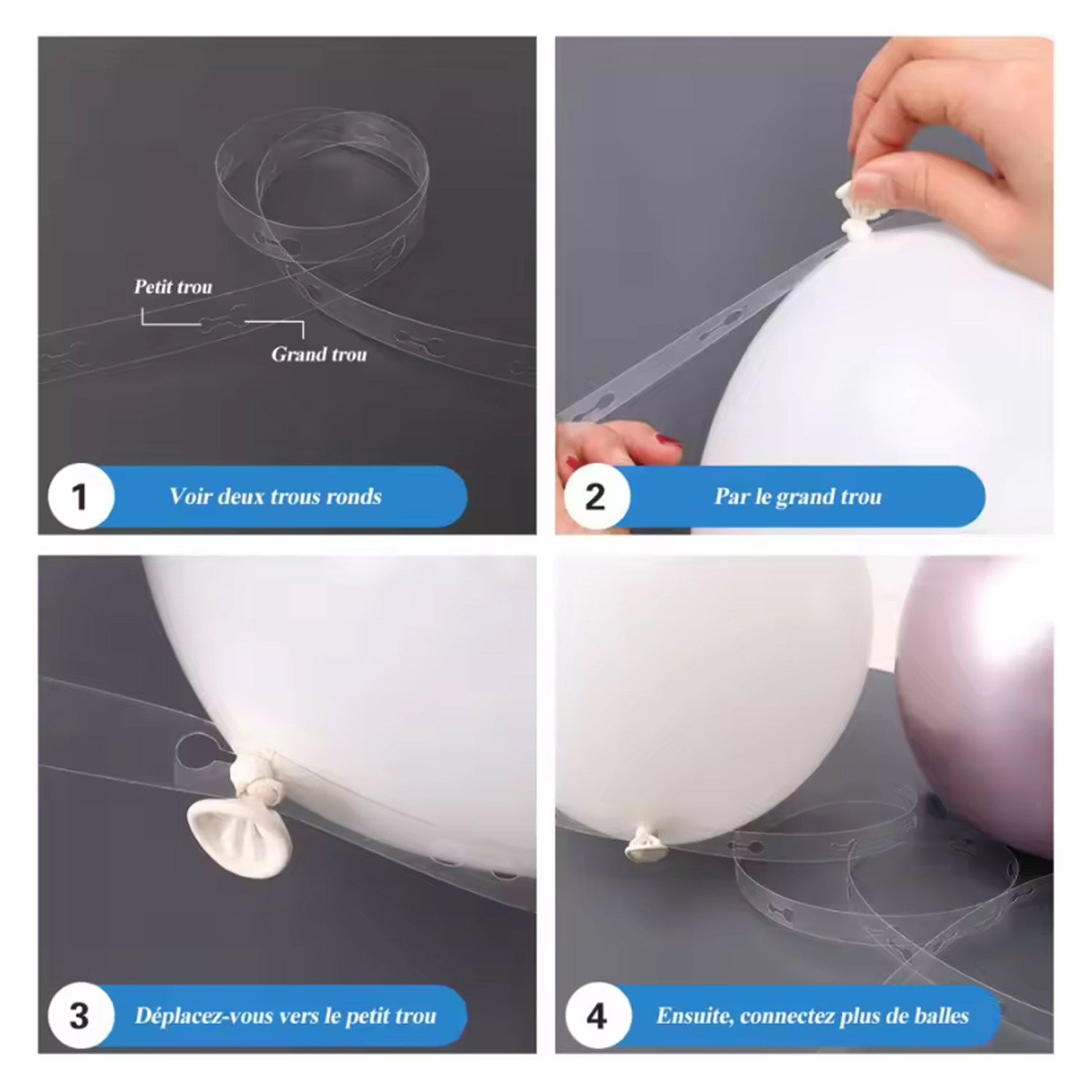 104pcs Blue and White Balloon  - огляд і ціна Balloon Arch Kit