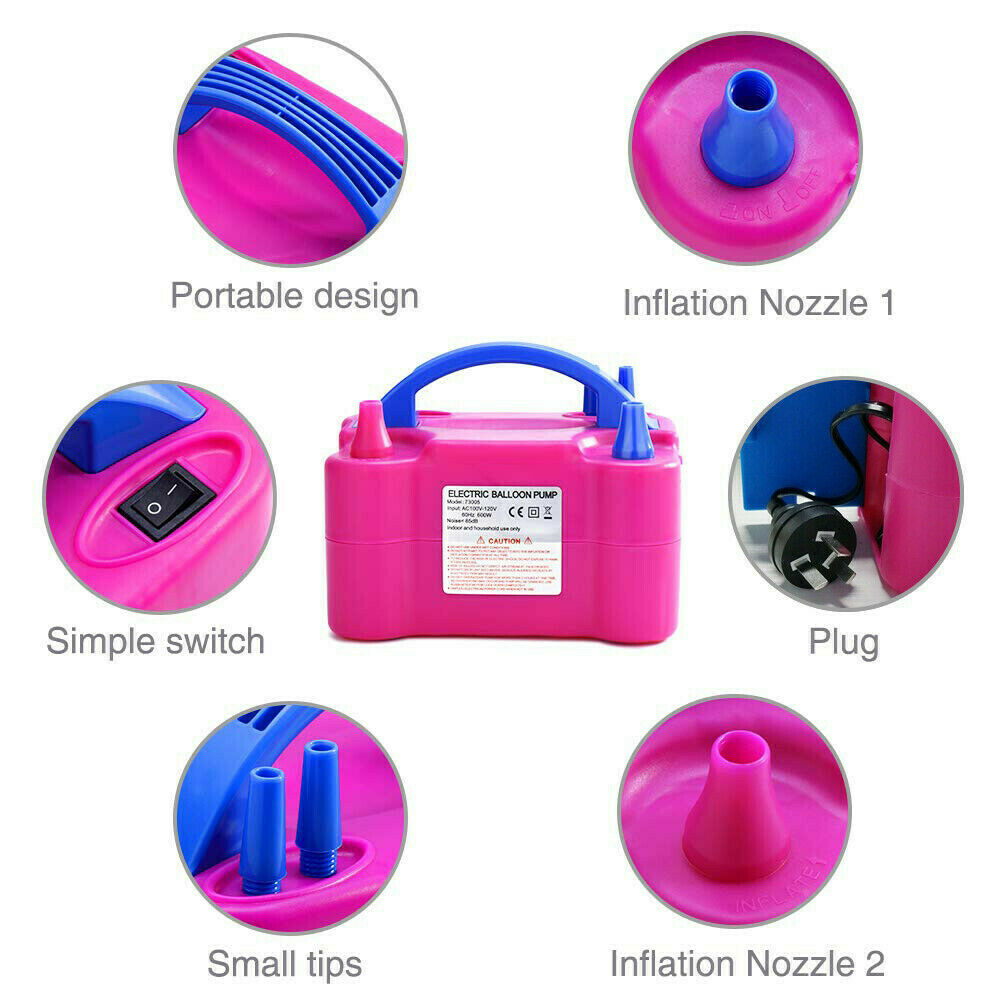 Portable Electric Balloon Blow - огляд і ціна Balloon Pump Hand